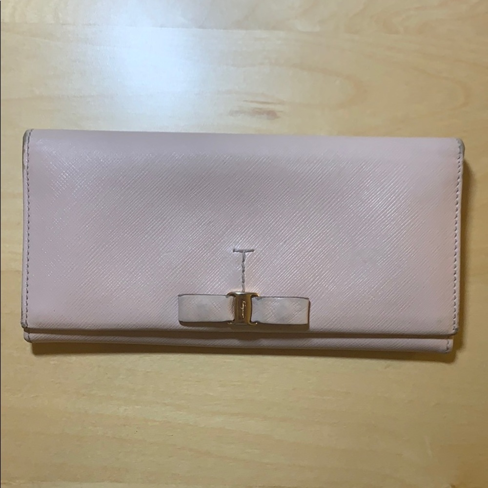 Salvatore Ferragamo leather long wallet